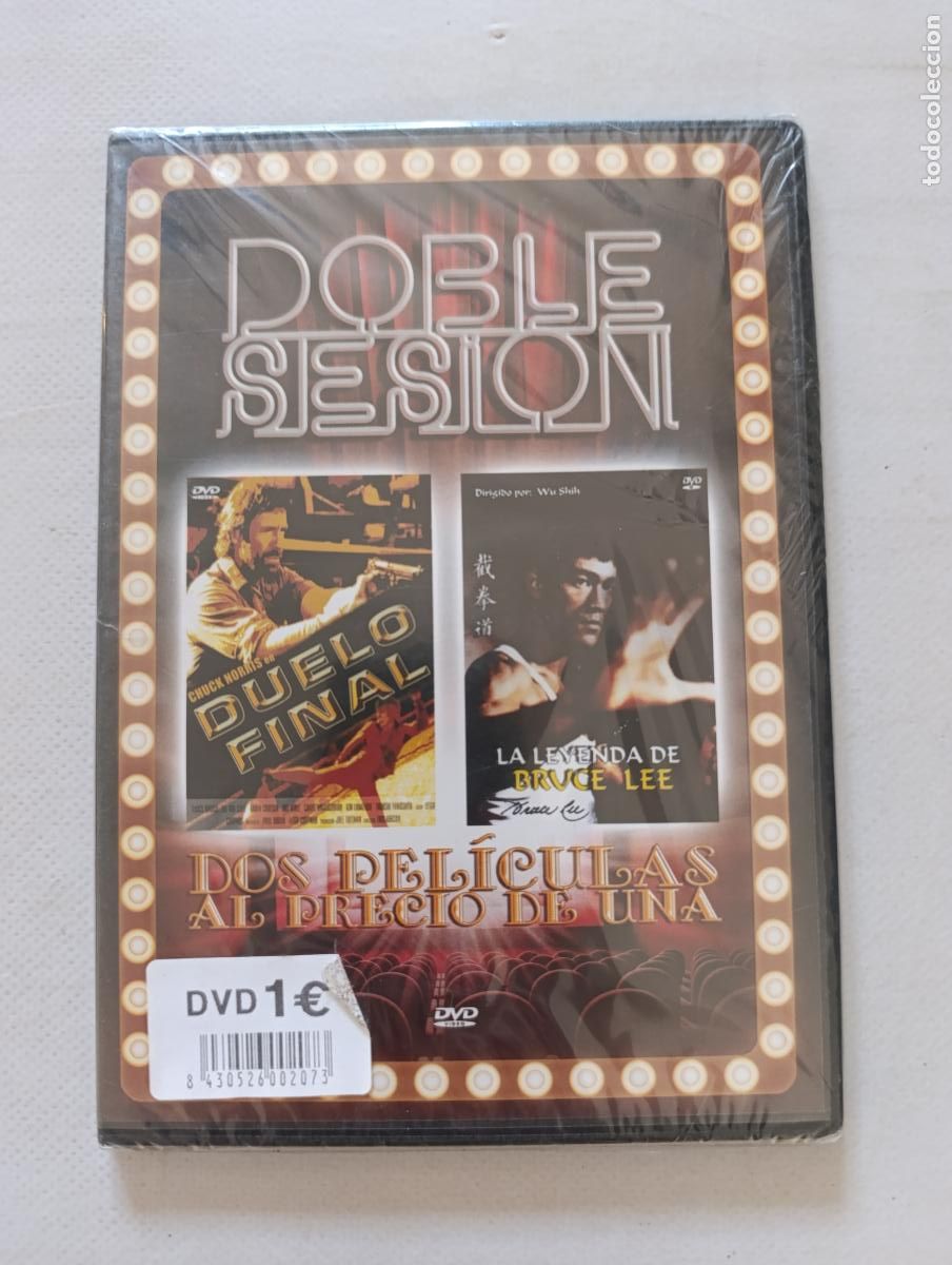 Cine: DVD DUELO FINAL / LA LEYENDA DE BRUCE LEE - CAJA SLIM - NUEVO, PRECINTADO (4M)