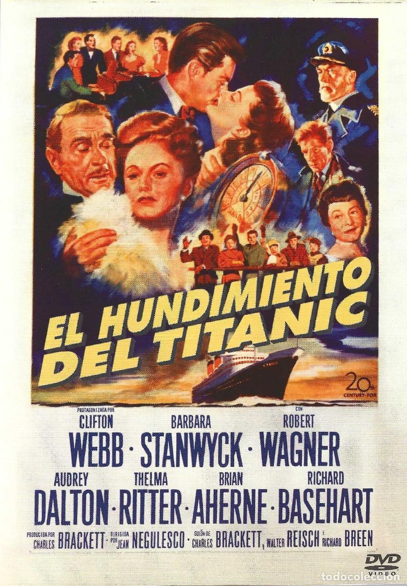 Cine: EL HUNDIMIENTO DEL TITANIC CLIFTON WEBB