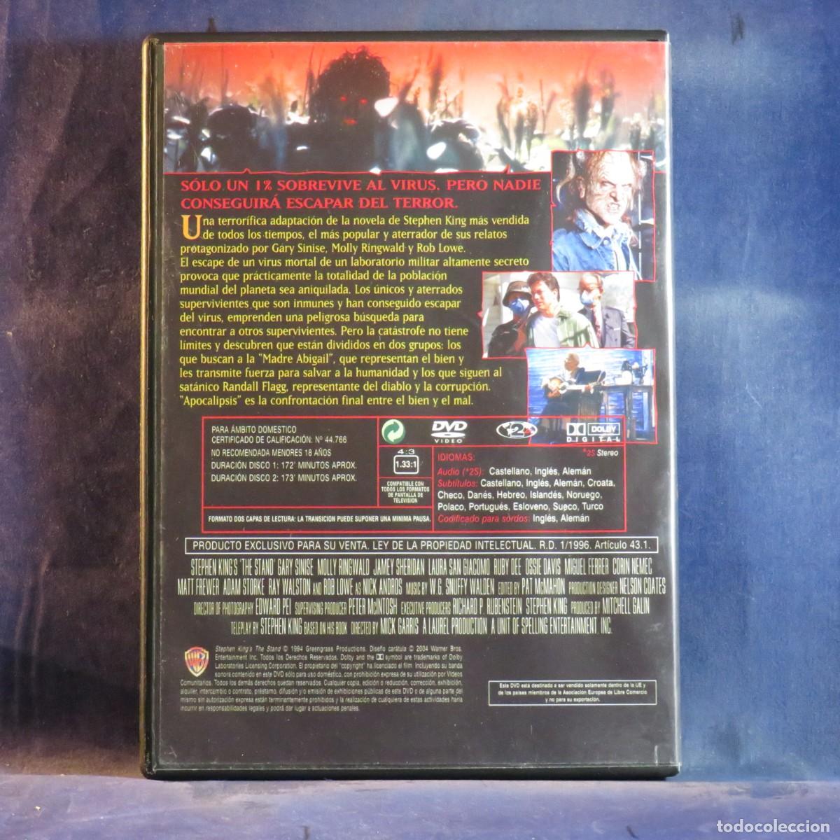 Cine: APOCALIPSIS (STEPHEN KING) - 2 DVD - Foto 2