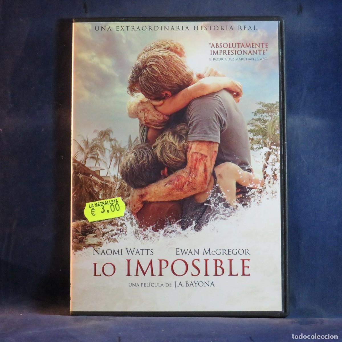 Cine: LO IMPOSIBLE - DVD CAJA FINA