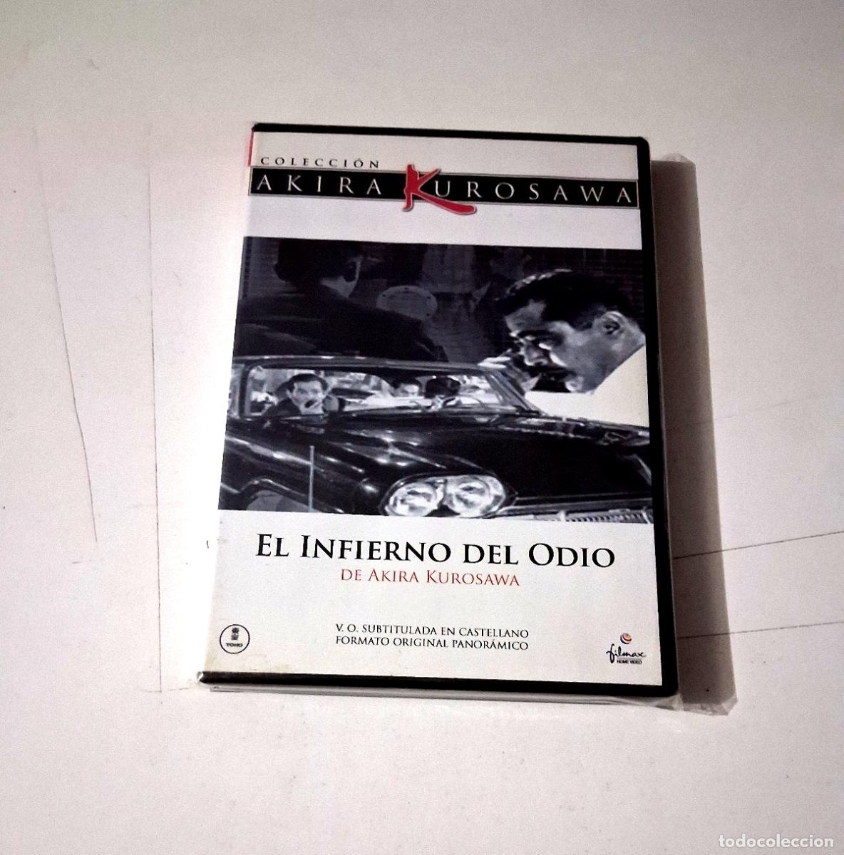 Cine: DVD &rdquo;EL INFIERNO DEL ODIO&rdquo; COMO NUEVO AKIRA KUROSAWA TOSHIRO MIFUNE KYOKO KAGAWA
