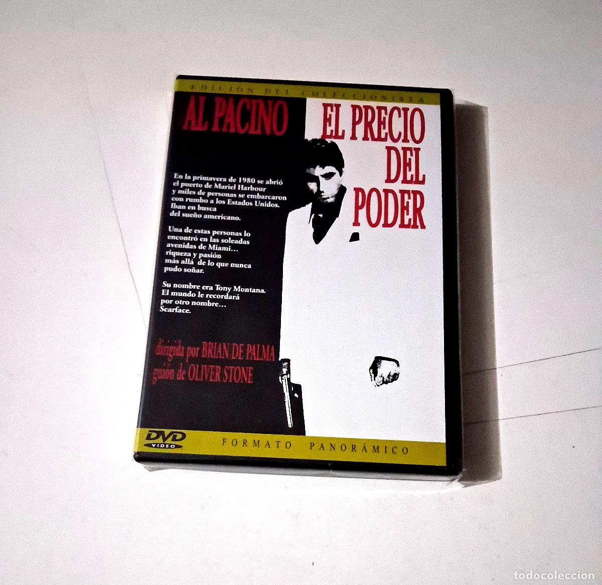 Cine: DVD &rdquo;EL PRECIO DEL PODER&rdquo; COMO NUEVO SCARFACE AL PACINO BRIAN DE PALMA EDICION C