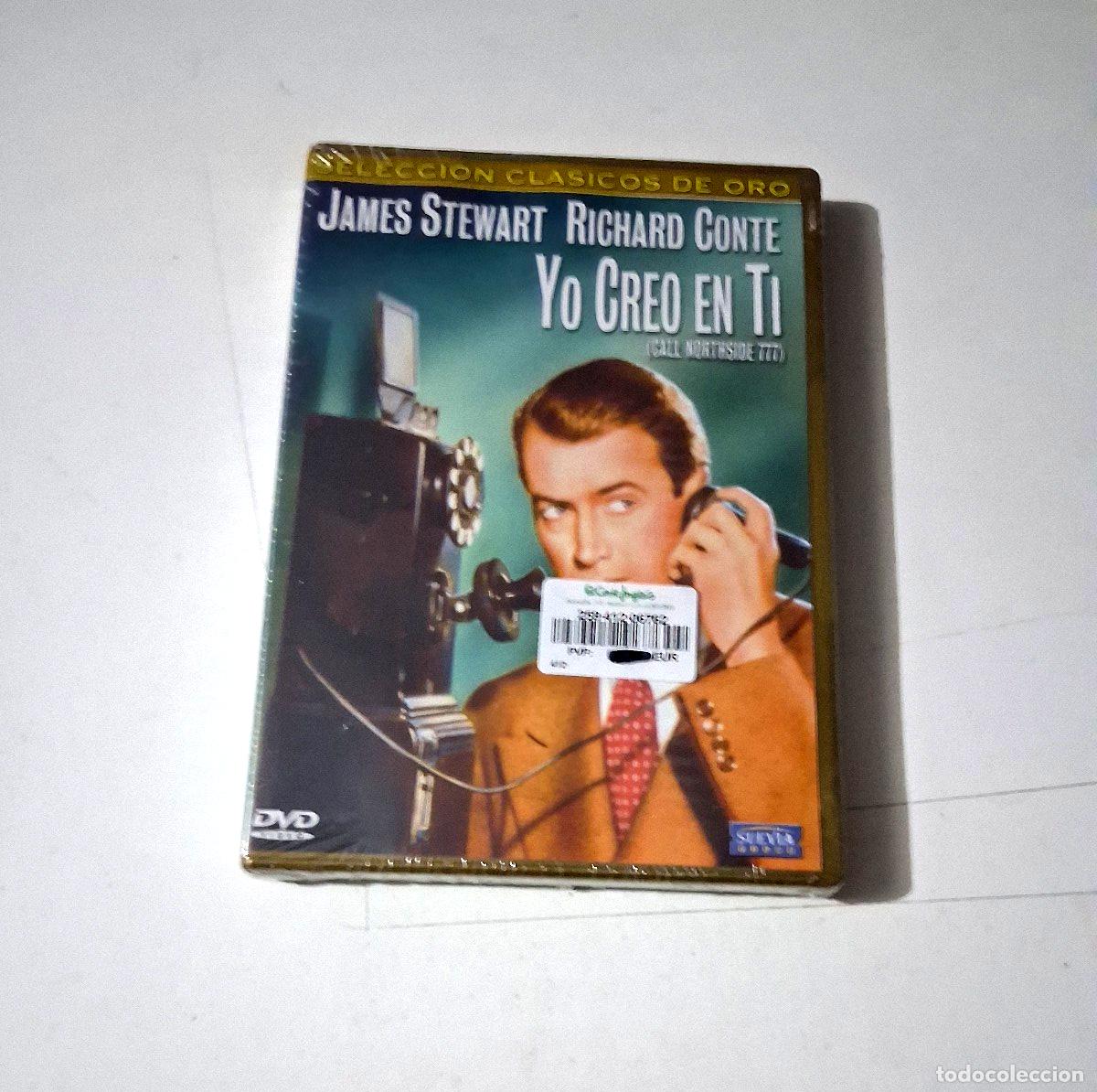 Cine: DVD &rdquo;YO CREO EN TI&rdquo; PRECINTADO SEALED HENRY HATHAWAY JAMES STEWART RICHARD CONTE