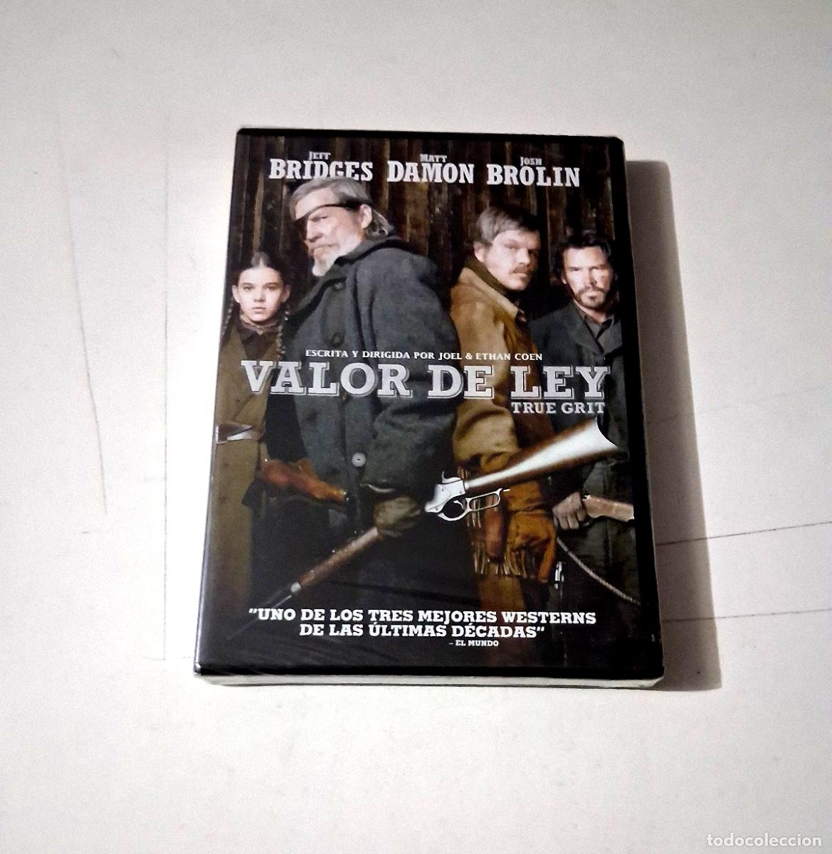 Cine: DVD &rdquo;VALOR DE LEY&rdquo; PRECINTADA JOEL ETHAN COEN JEFF BRIDGES MATT DAMON SEALED