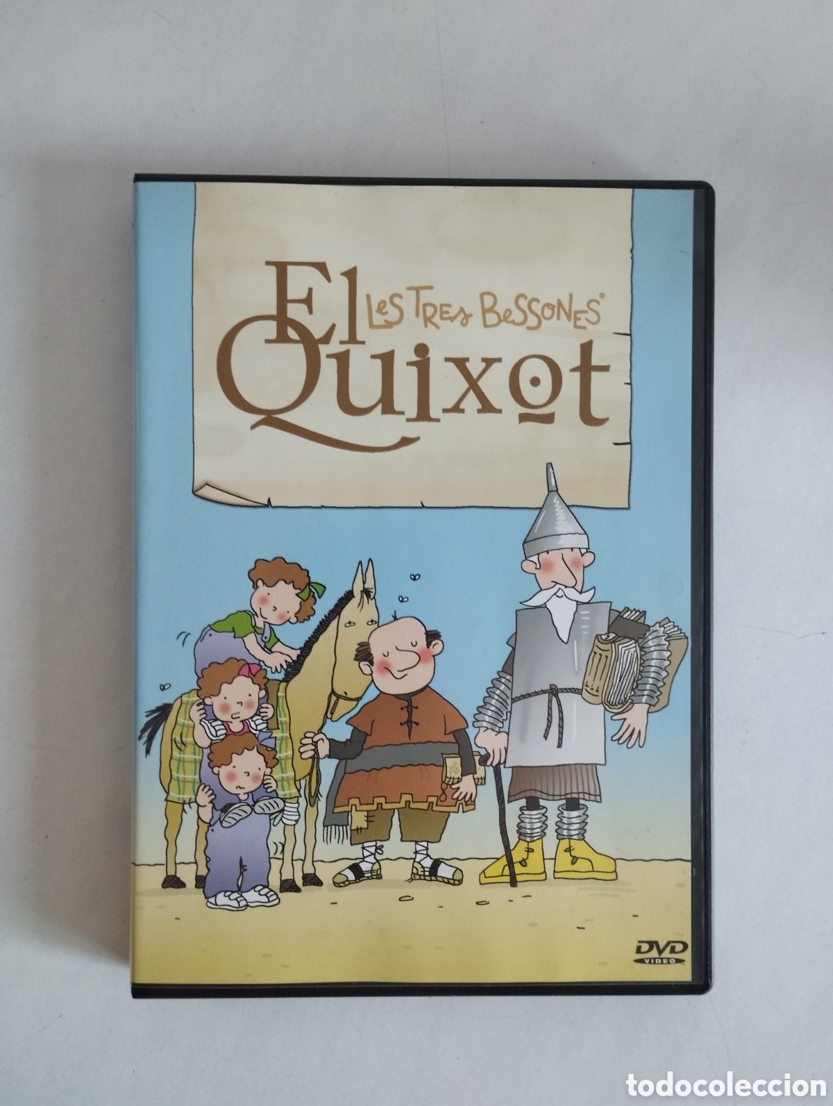 Cine: PELICULA DVD LES TRES BESSONES EL QUIXOT (idiomas catal&aacute;n y castellano)