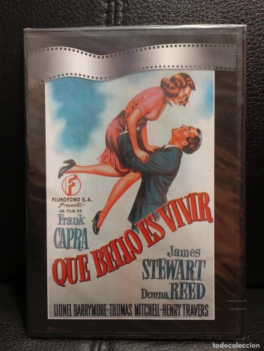 Cine: QUE BELLO ES VIVIR- DVD - CAJA FINA - PRECINTADA - JAMES STEWART - FRANK CAPRA