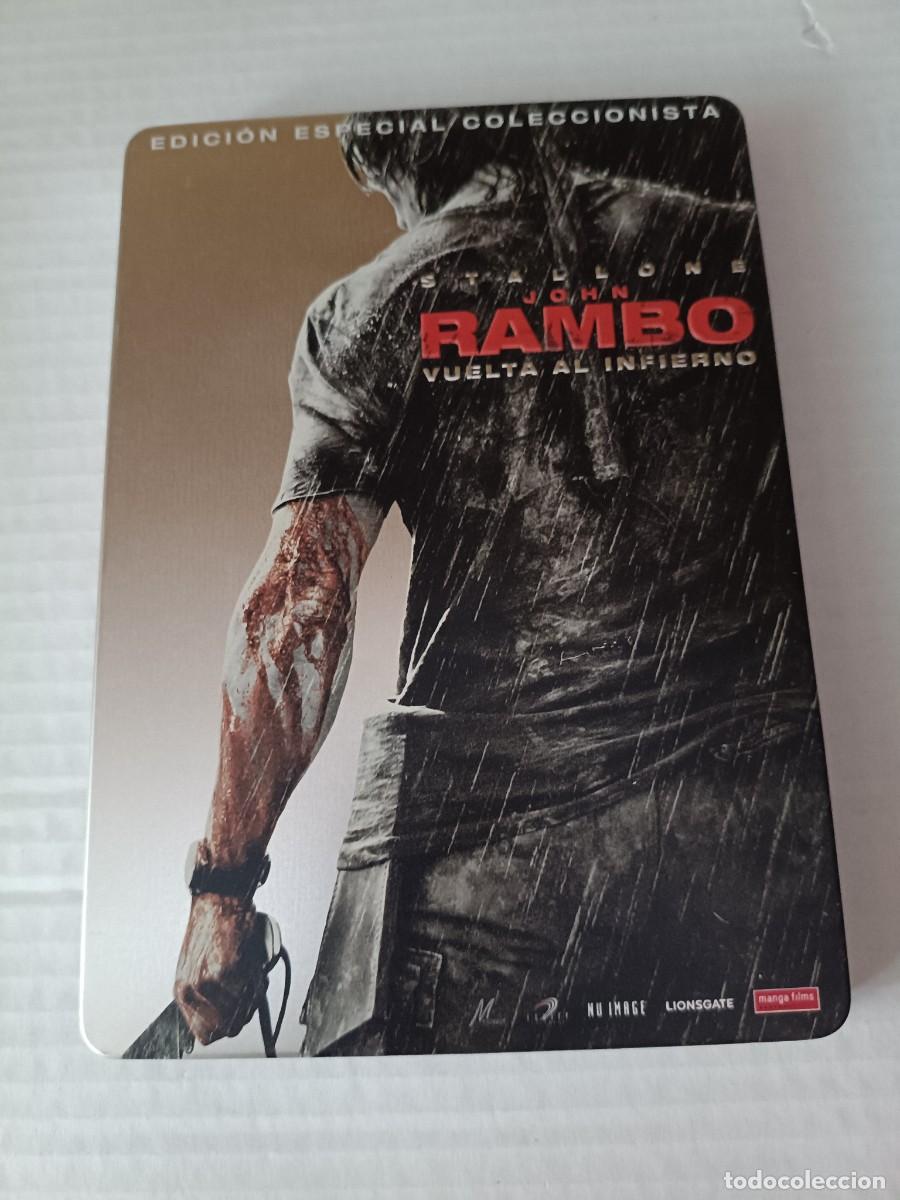 Cine: Edici&oacute;n especial coleccionista en formato Steelbook (estuche met&aacute;lico) de la pel&iacute;cula &rdquo;John Rambo: V