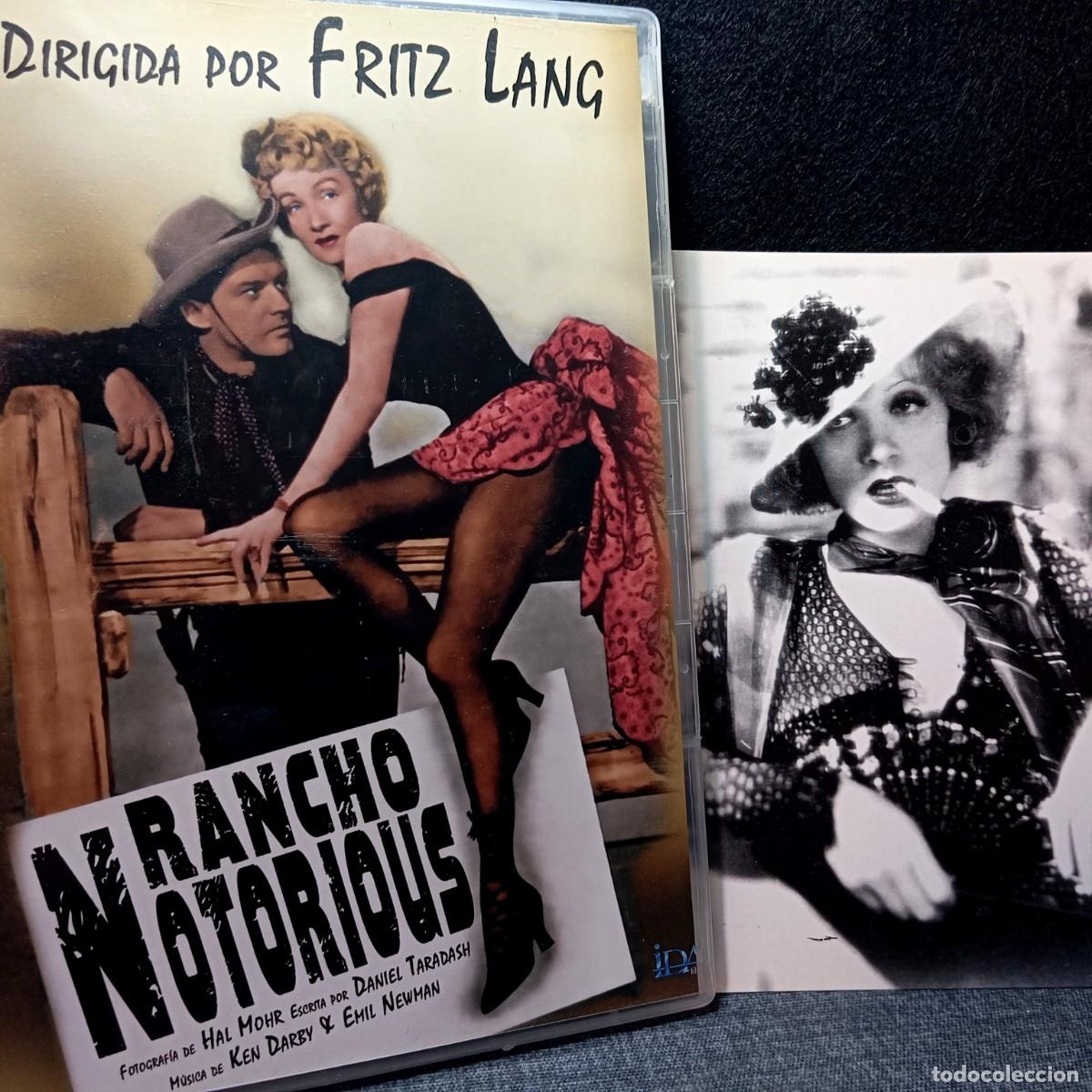 Cine: ⚜️ K0101. Lote Marlene Dietrich: DVD Rancho Notorious (Fritz Lang, 1952) + Tarjeta Postal Zoetrope