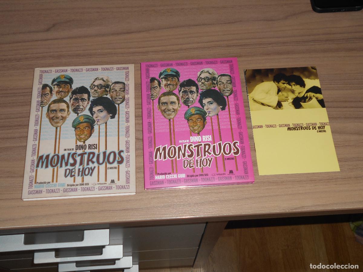 Cine: MONSTRUOS DE HOY Edicion Especial DVD + LIBRO de DINO RISI Gassman TOGNAZZI Como NUEVA