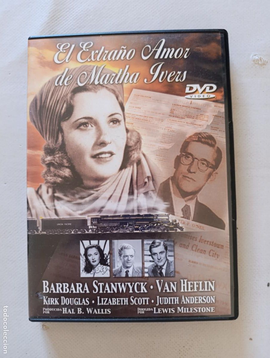 Cine: DVD EL EXTRA&Ntilde;O AMOR DE MARTHA IVERS - BARBARA STANWYCK, KIRK DOUGLAS (4Y)