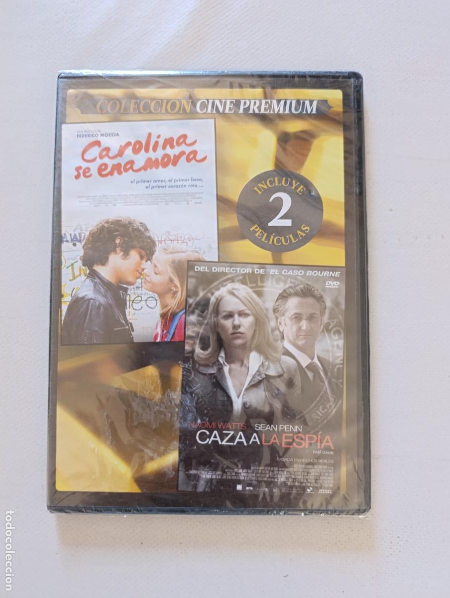 Cine: DVD CAROLINA SE ENAMORA / CAZA A LA ESPIA - 2 PELICULAS - CAJA SLIM - NUEVO, PRECINTADO (4Y)