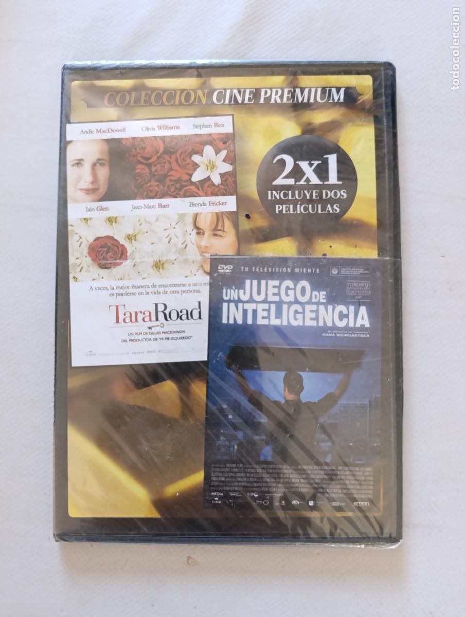 Cine: DVD TARA ROAD / UN JUEGO DE INTELIGENCIA - CAJA SLIM - NUEVO, PRECINTADO (5F1)