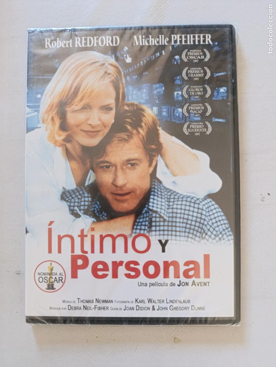 Cine: DVD INTIMO Y PERSONAL - ROBERT REDFORD, MICHELLE PFEIFFER - CAJA SLIM - NUEVO, PRECINTADO (5F1)
