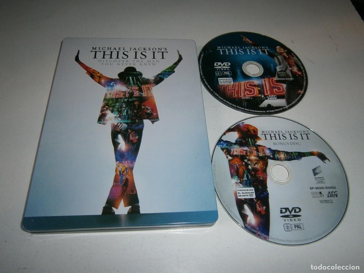 Cine: THIS IS IT DVD MICHAEL JACKSON DVD CAJA METALICA 2 DVD'S DISCOVER THE MAN YOU NEVER KNEW