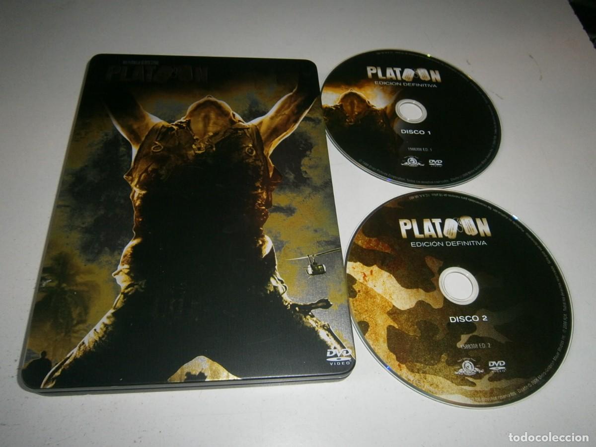 Cine: PLATOON DVD CAJA METALICA EDICION DEFINITIVA 2 DVD'S OLIVER STONE