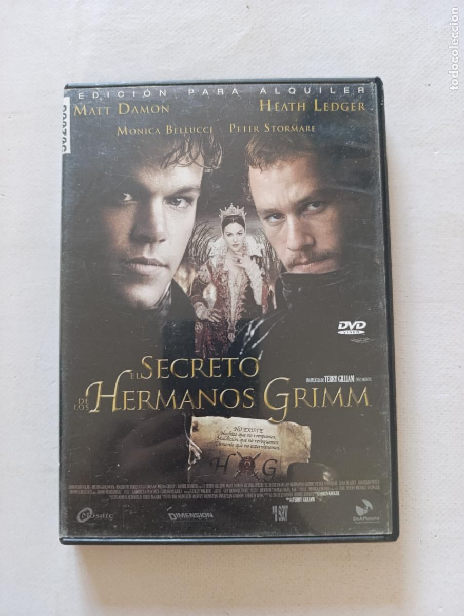 Cine: DVD EL SECRETO DE LOS HERMANOS GRIMM - EDICION DE ALQUILER - MATT DAMON - LEER DESCRIPCION (5H)