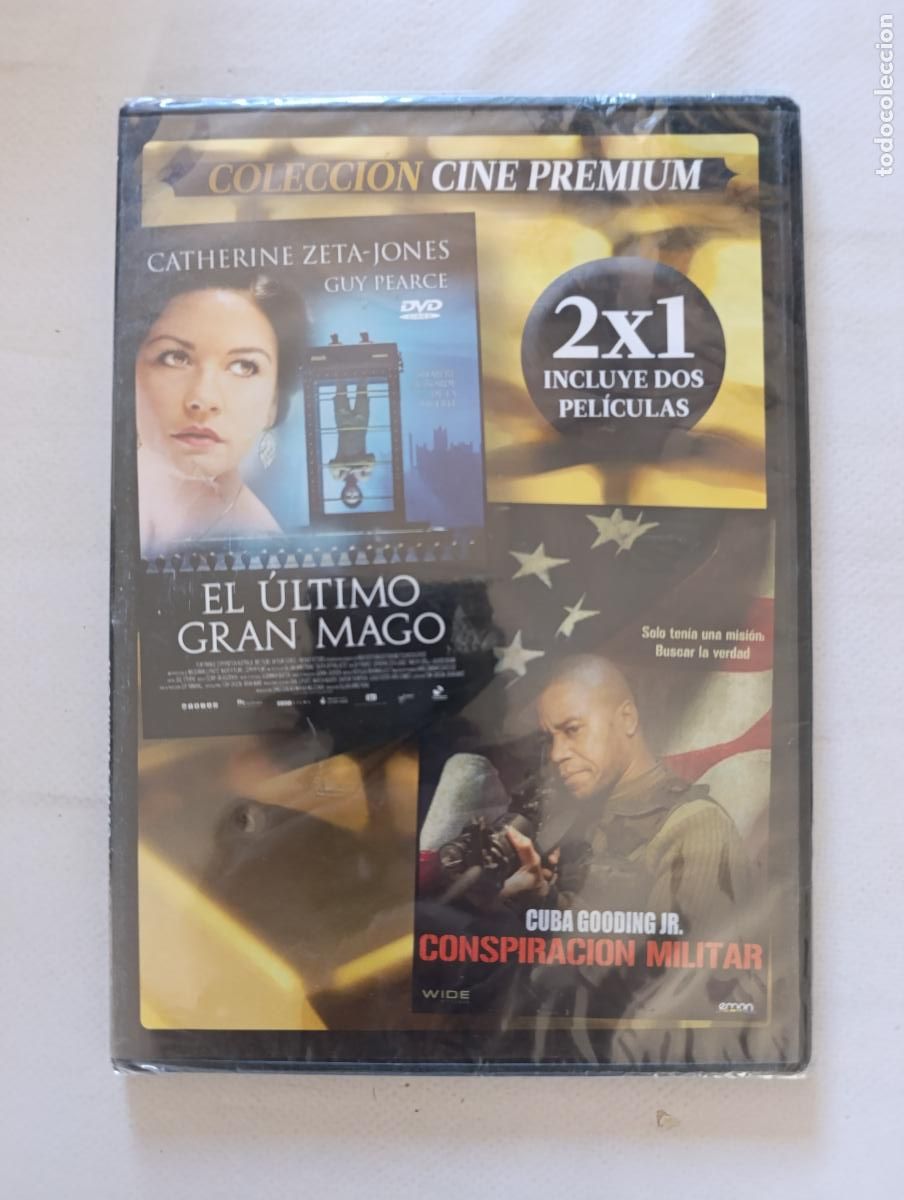 Cine: DVD EL ULTIMO GRAN MAGO / CONSPIRACION MILITAR - CAJA SLIM - NUEVO, PRECINTADO (5H)