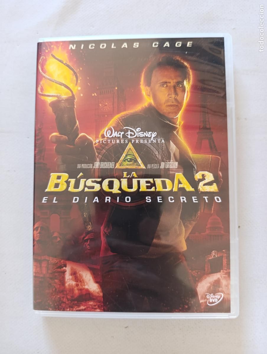 Cine: DVD LA BUSQUEDA 2 - EL DIARIO SECRETO - WALT DISNEY - NICOLAS CAGE (5H)