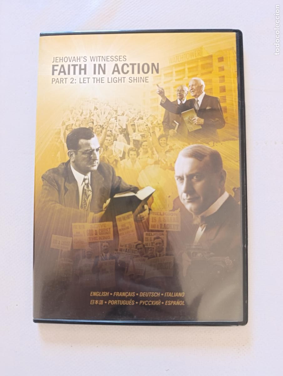 Cine: DVD FAITH IN ACTION - PART 2: LET THE LIGHT SHINE - JEHOVA'S WITNESSES - CAJA SLIM (5J)