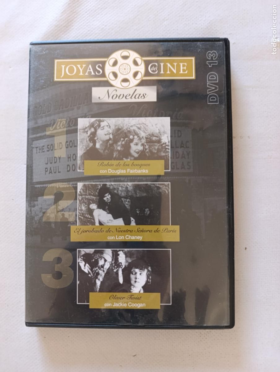 Cine: DVD ROBIN DE LOS BOSQUES / EL JOROBADO DE NUESTRA SE&Ntilde;ORA DE PARIS / OLIVER TWIST (5M)