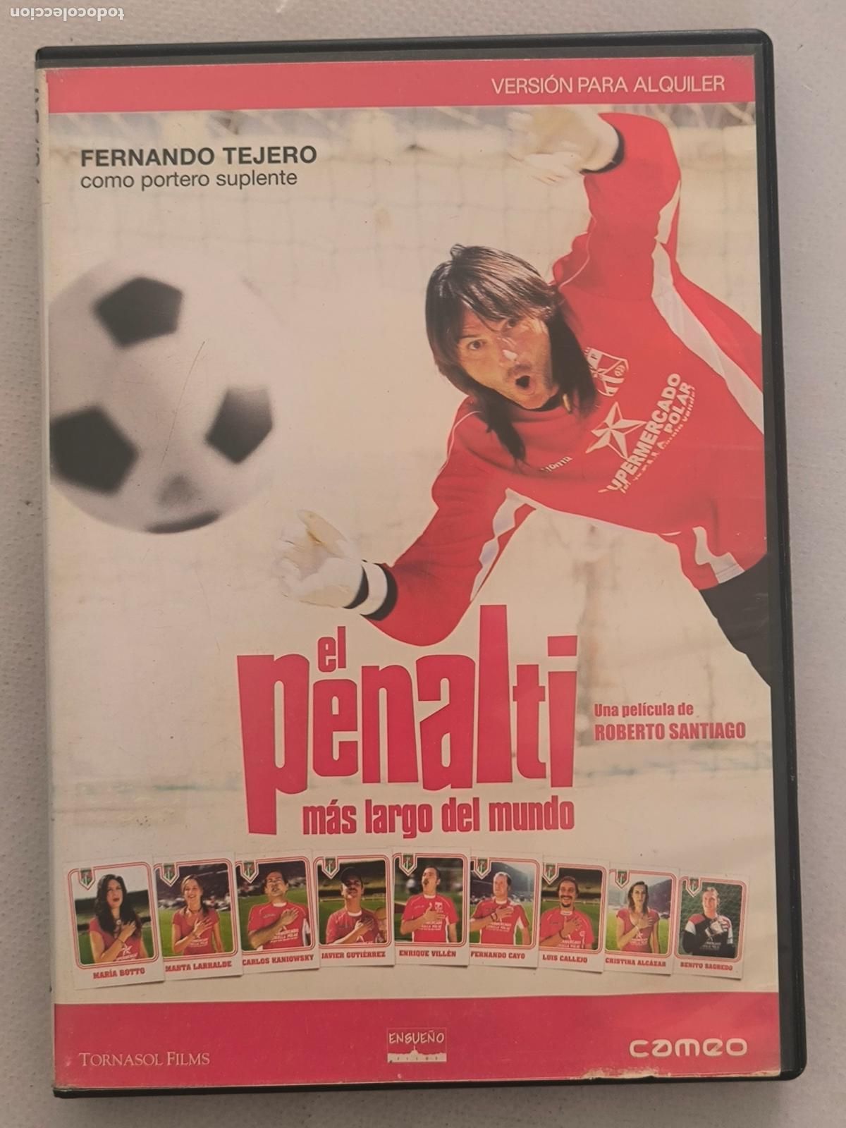 Cine: DVD EL PENALTI MAS LARGO DEL MUNDO - EDICION DE ALQUILER - FERNANDO TEJERO - LEER DESCRIPCION (5R)