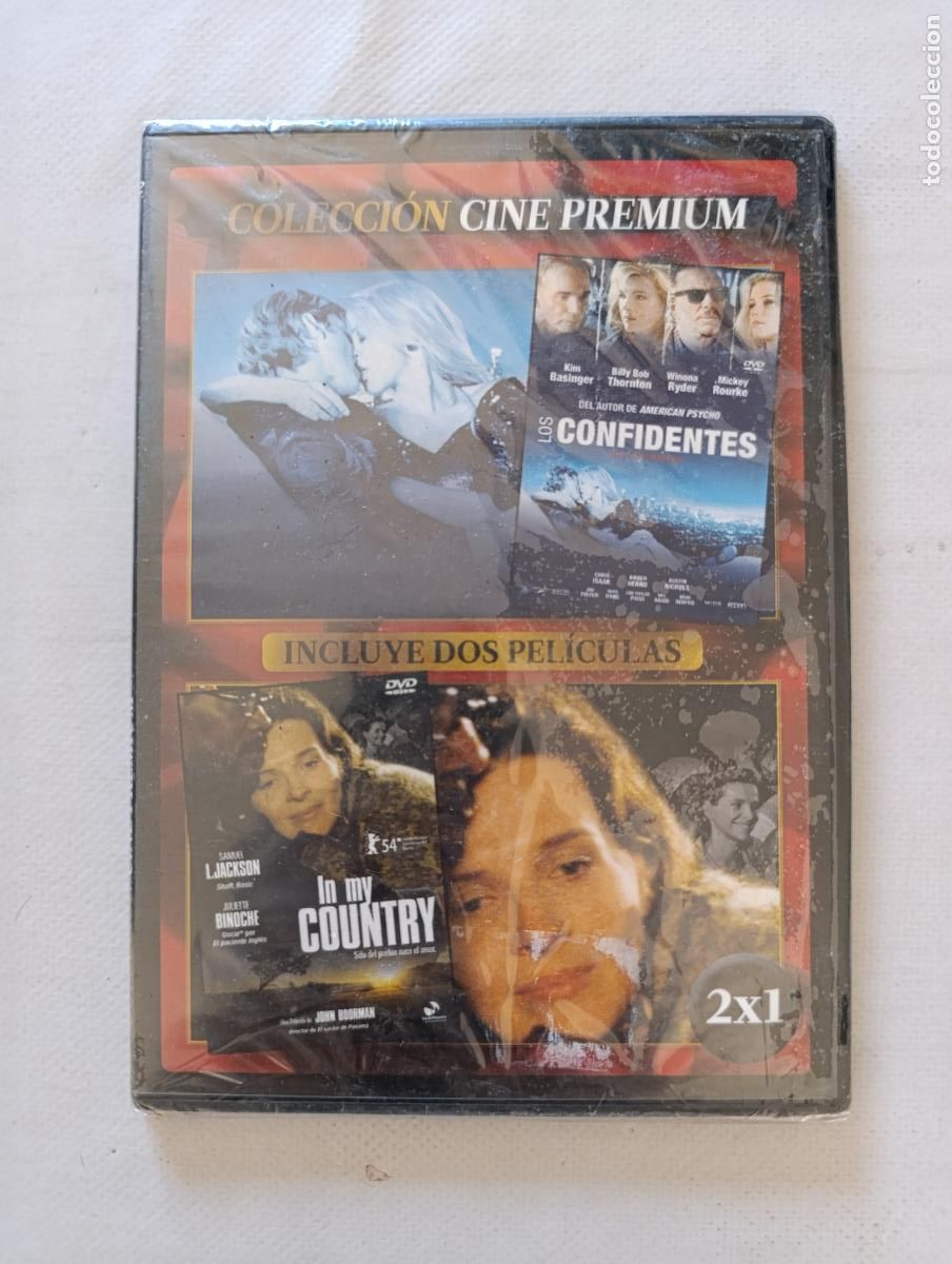 Cine: DVD LOS CONFIDENTES / IN MY COUNTRY - CAJA SLIM - NUEVO, PRECINTADO (5U)