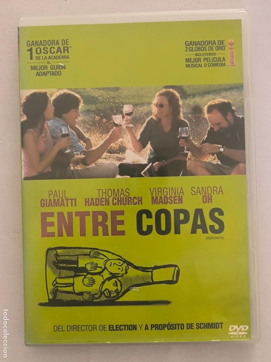 Cine: DVD ENTRE COPAS - EDICION DE ALQUILER - LEER DESCRIPCION (5U)