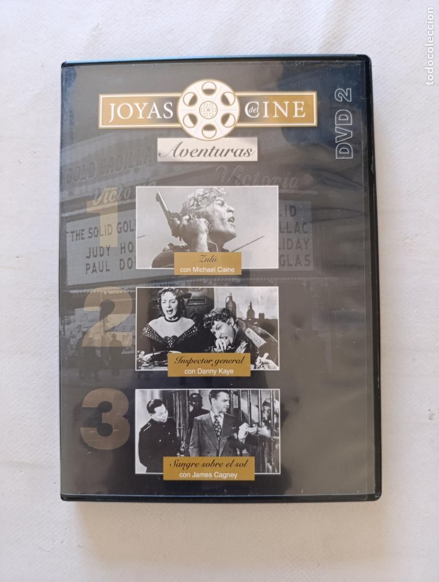 Cine: DVD ZULU / INSPECTOR GENERAL / SANGRE SOBRE EL SOL (5V)