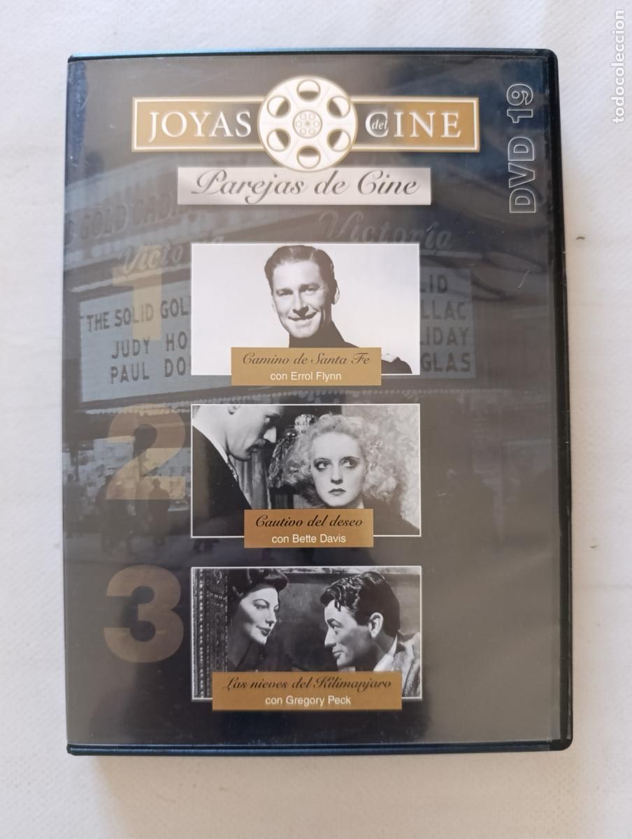 Cine: DVD CAMINO DE SANTA FE / CAUTIVO DEL DESEO / LAS NIEVES DEL KILIMANJARO - PAREJAS DE CINE (5&Ntilde;)