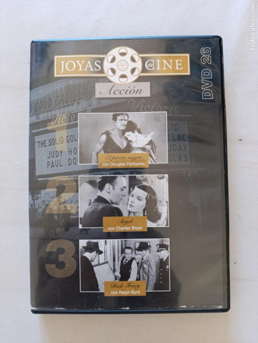 Cine: DVD EL PIRATA NEGRO / ARGEL / DICK TRACY - JOYAS DEL CINE DE ACCION (5&Ntilde;)