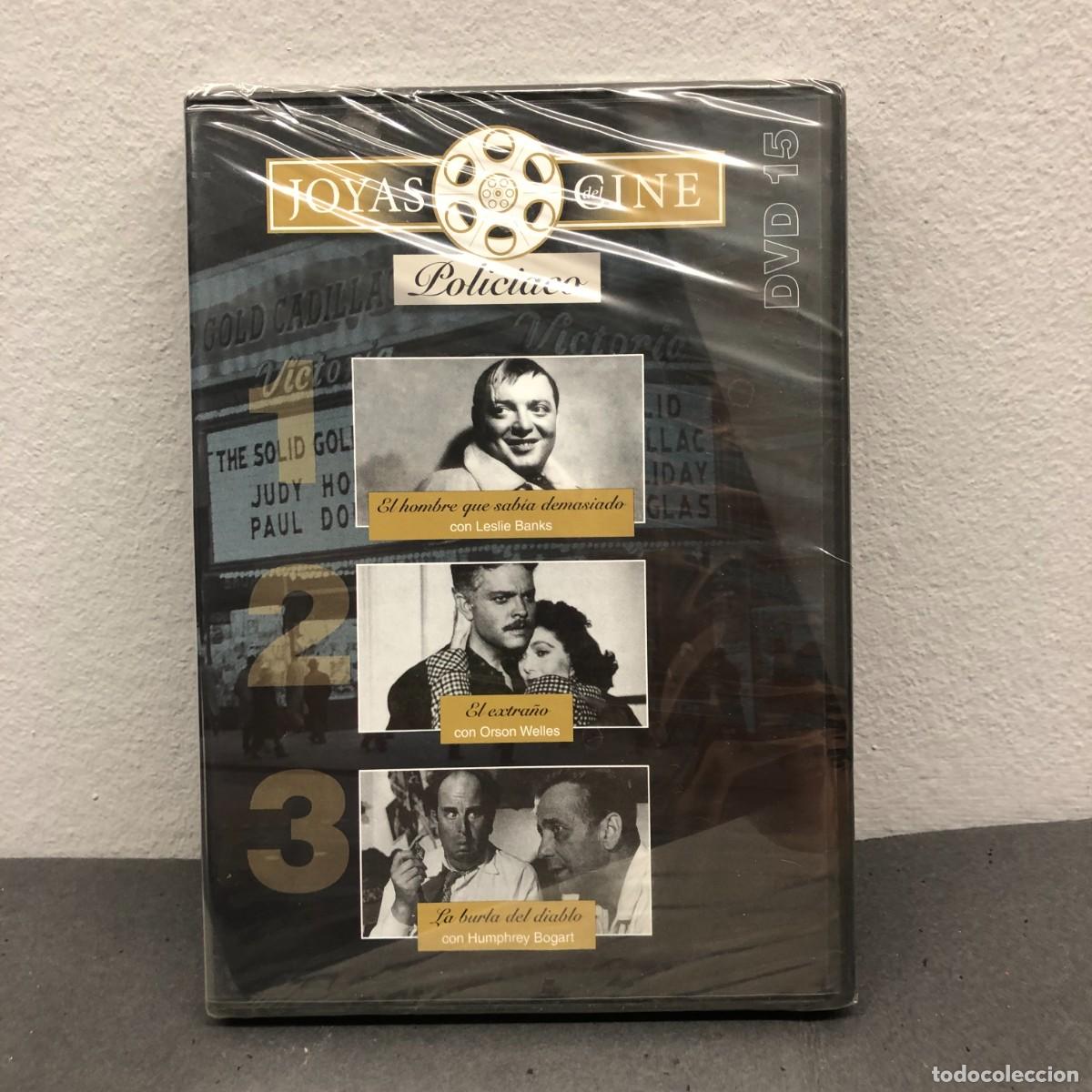 Cine: JOYAS DEL CINE POLICIACO EL HOMBRE QUE SAB&Iacute;A DEMASIADO, EL EXTRA&Ntilde;O Y LA BURLA DEL DIABLO - DVD / 820