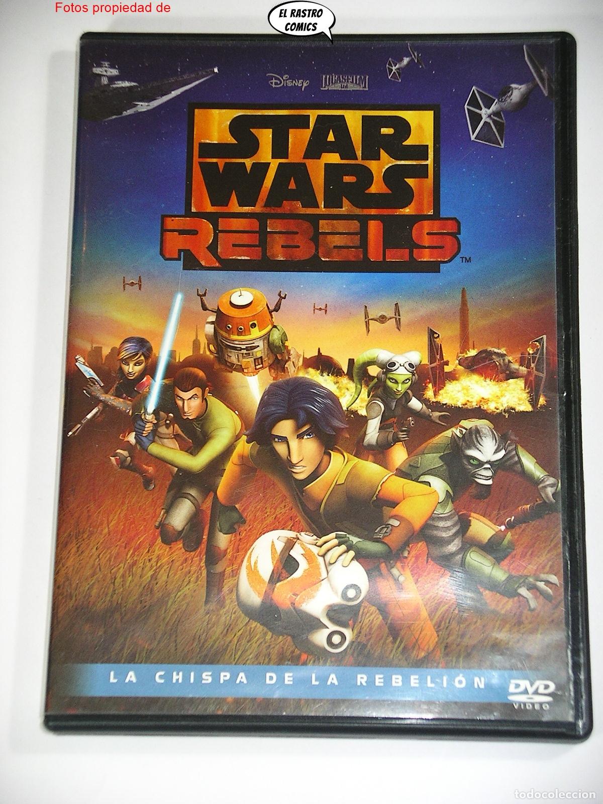 Cine: Star Wars, Rebels, La chispa de la rebelion, DVD, animaci&oacute;n, D3