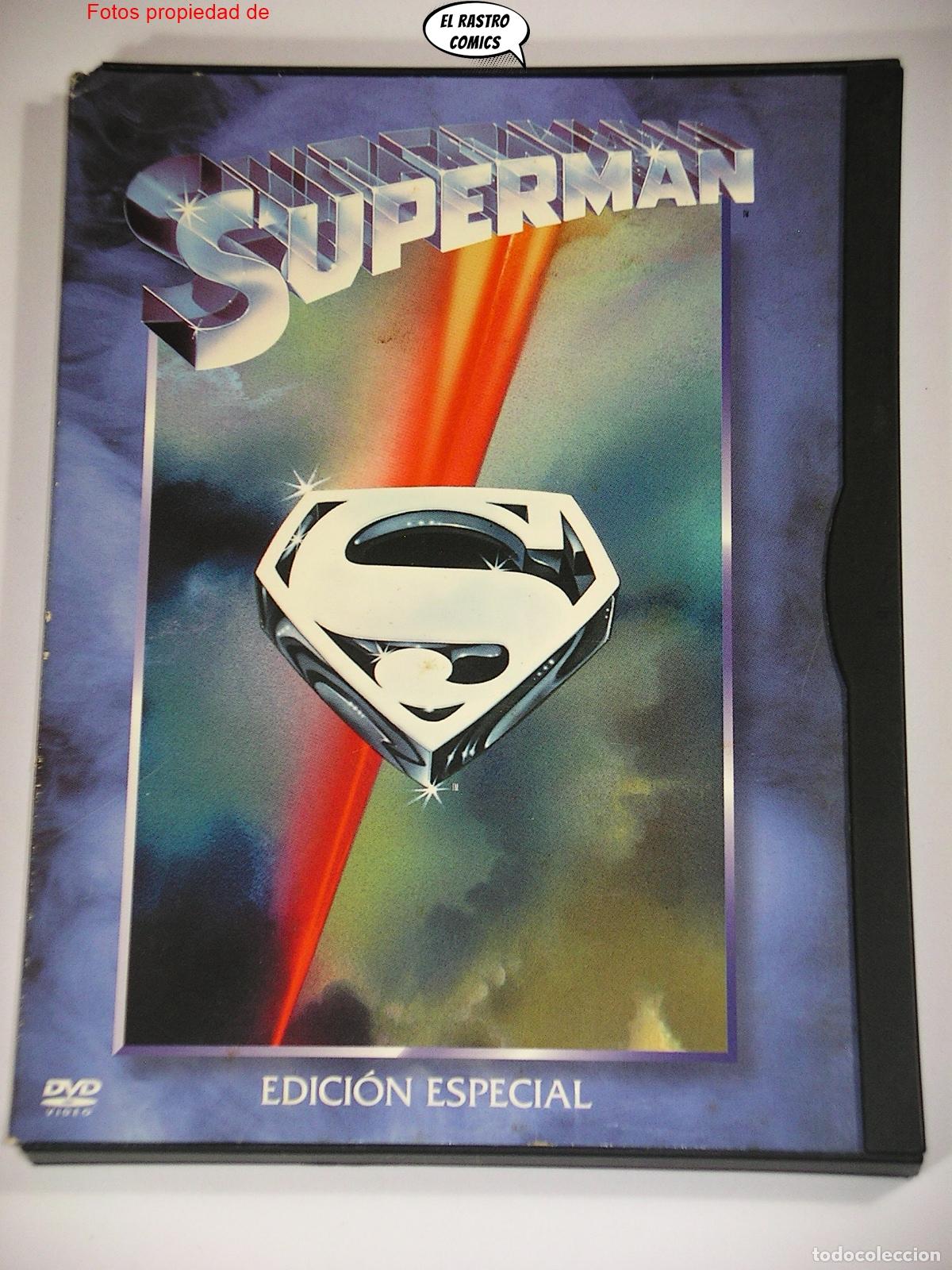 Cine: Superman 1, Edici&oacute;n especial, Christopher Reeve, DVD doble cara, D7