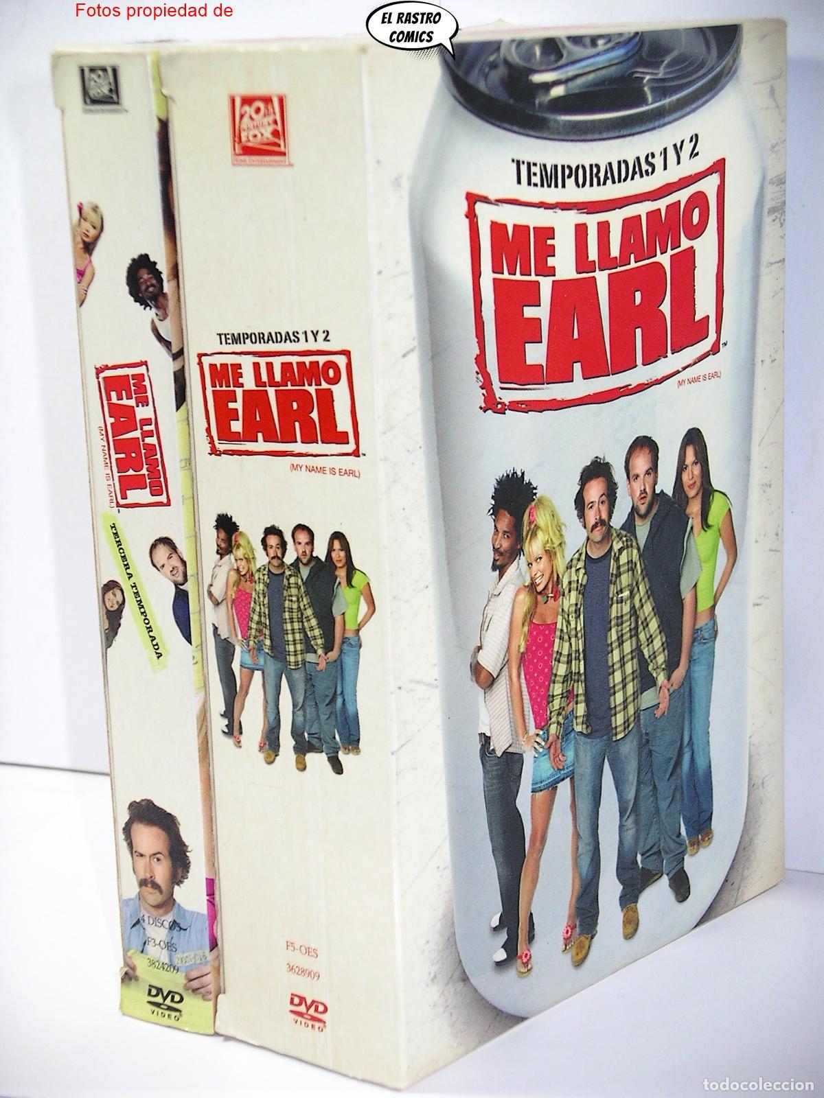 Cine: Me llamo Earl, Temporada 1 2 y 3, con 12 DVD, 64 episodios, D7