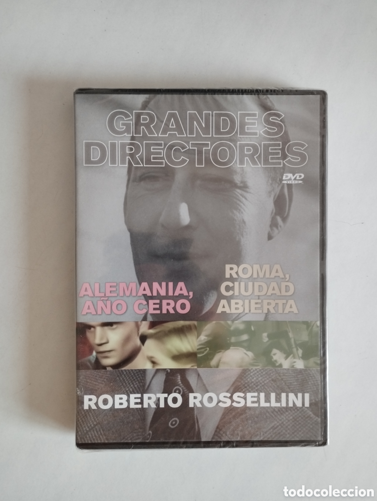 Cine: PELICULA DVD 2 PELICULAS ALEMANIA,A&Ntilde;O CERO & ROMA,CIUDAD ABIERTA SIN ABRIR PRECINTADA