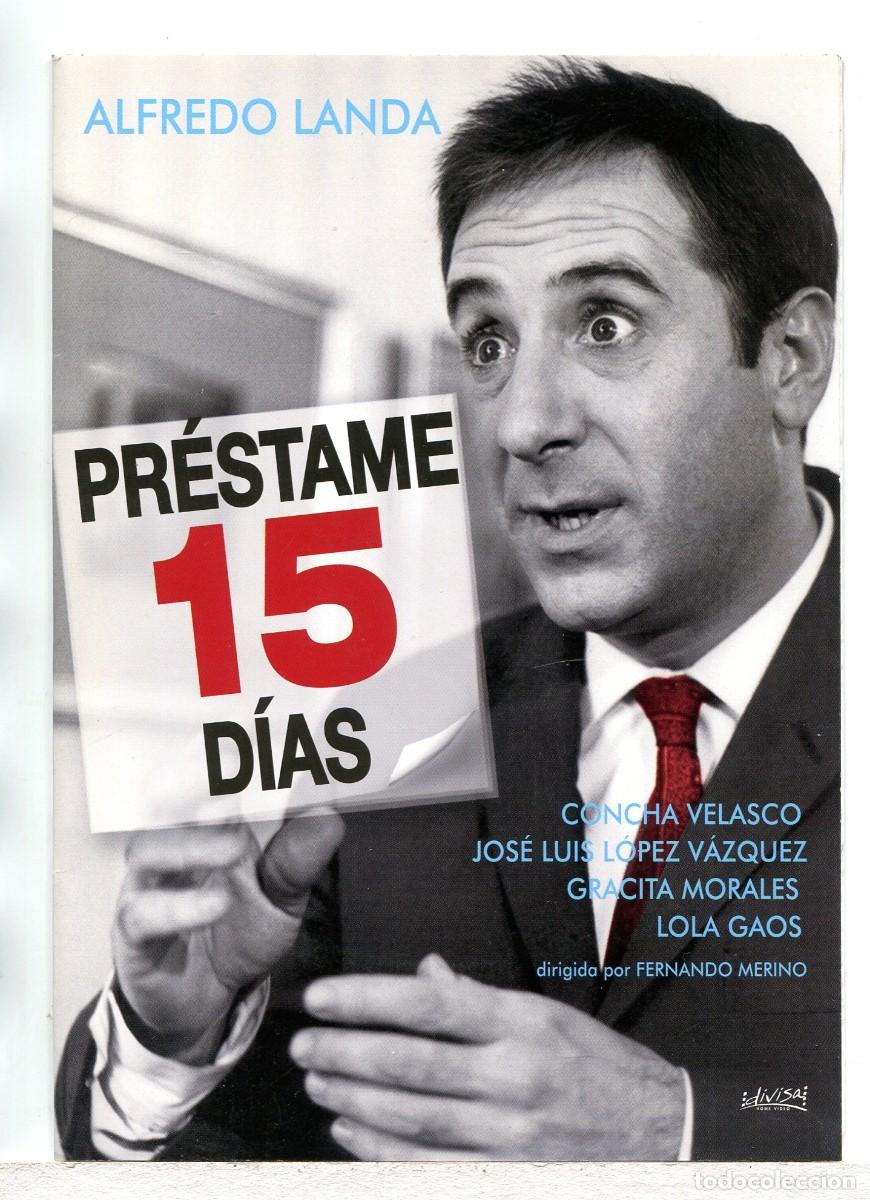 Cine: PR&Eacute;STAME 15 D&Iacute;AS, con Alfredo Landa. DVD.