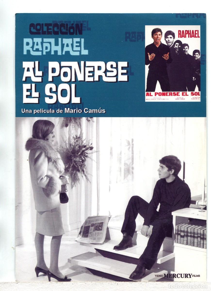 Cine: AL PONERSE EL SOL, con Raphael. DVD.