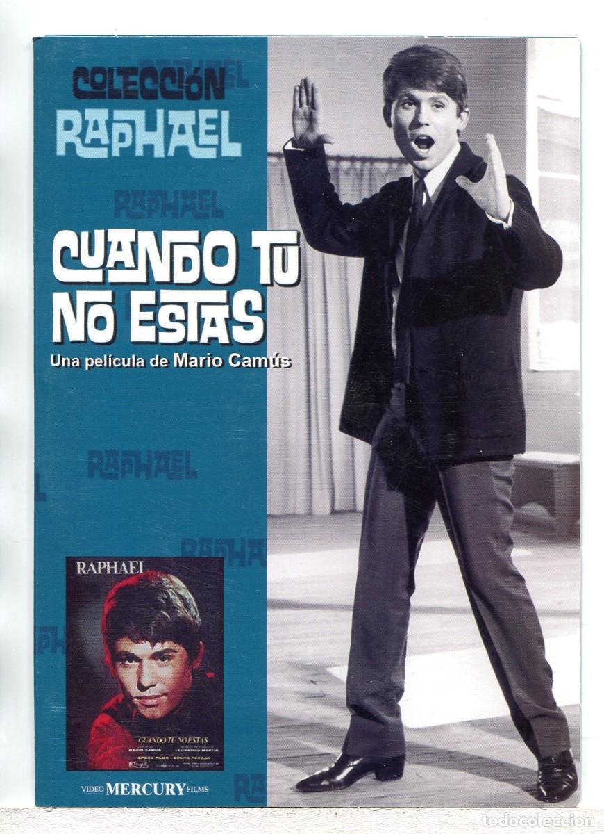Cine: CUANDO T&Uacute; NO EST&Aacute;S, con Raphael. DVD. - Foto 1