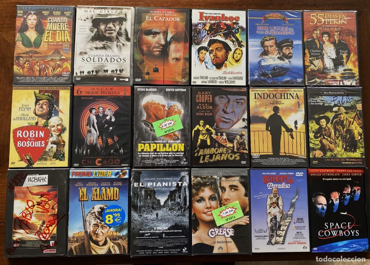 Cine: 400 DVD ORIGINALES DE GRANDES PEL&Iacute;CULAS (sin desprecintar)
