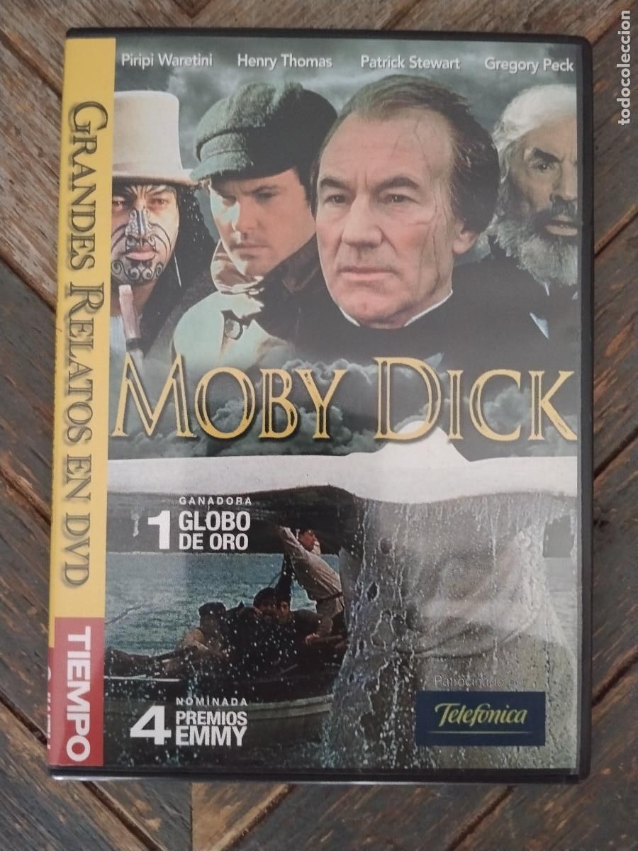 Cine: Moby Dick (1998) &ndash; Grandes Relatos en DVD &ndash; Patrick Stewart, Gregory Peck &ndash; Ganadora Globo de Oro