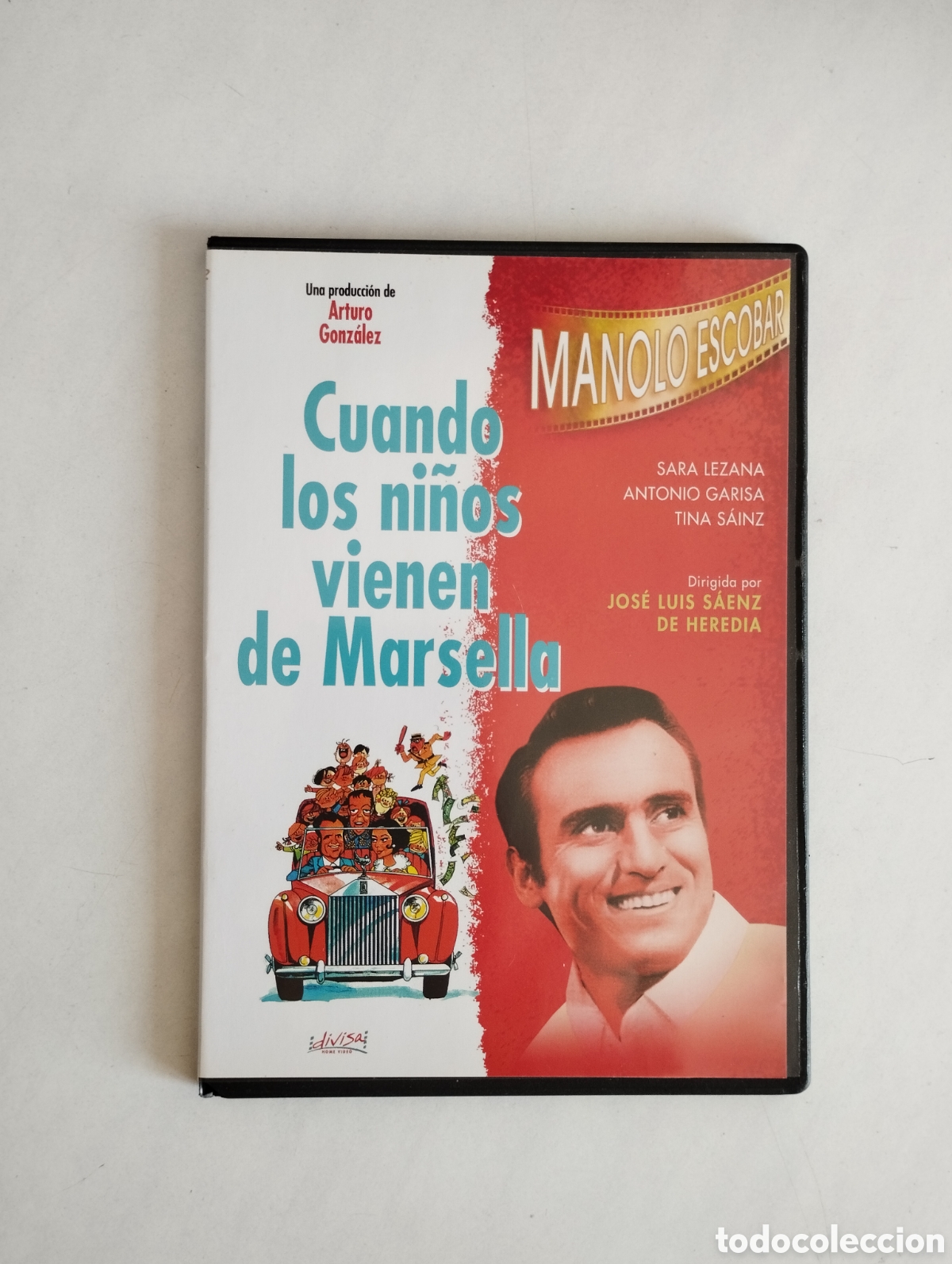 Cine: PELICULA DVD MANOLO ESCOBAR CUANDO LOS NI&Ntilde;OS VIENEN DE MARSELLA