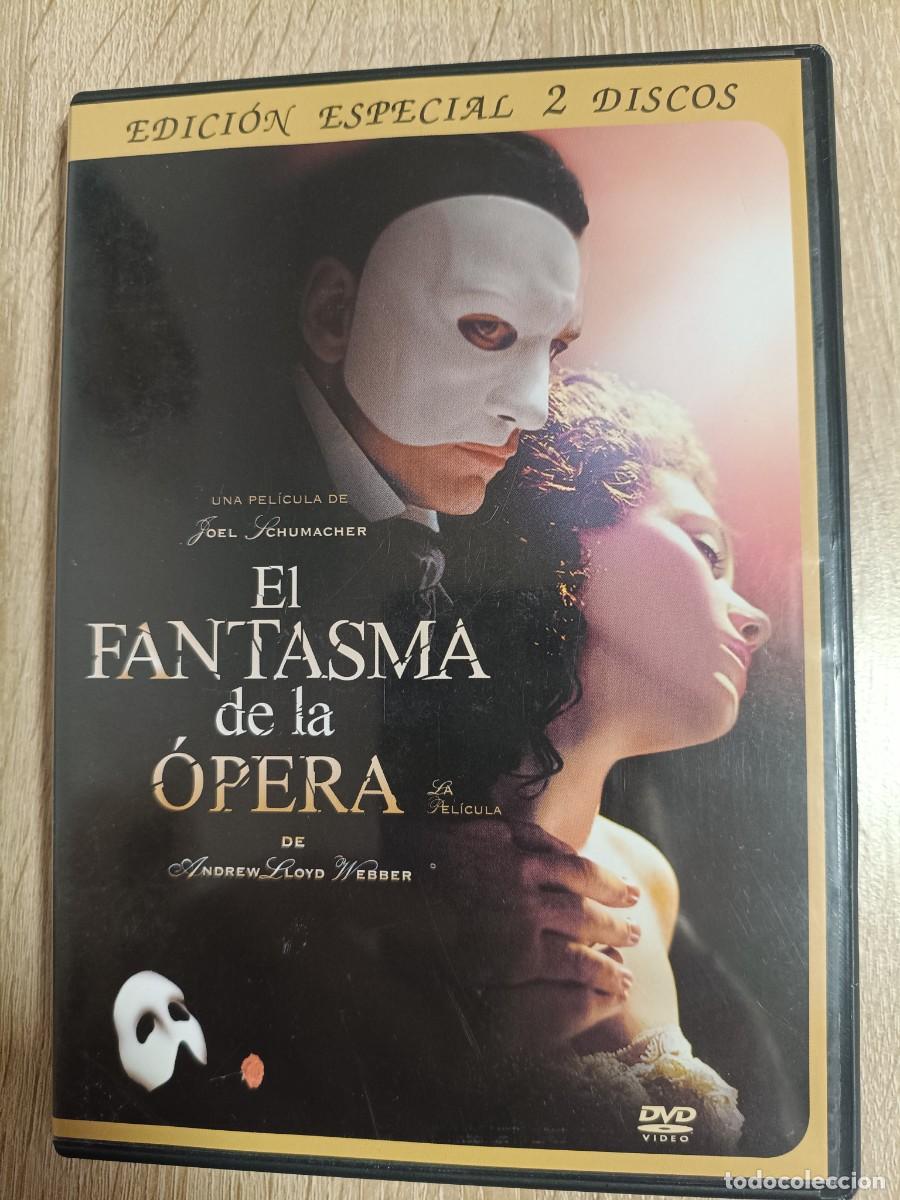 Cine: 2 DVD - EL FANTASMA DE LA &Oacute;PERA - Gerard Butler, Emmy Rossum, Joel Schumacher - SUSPENSE