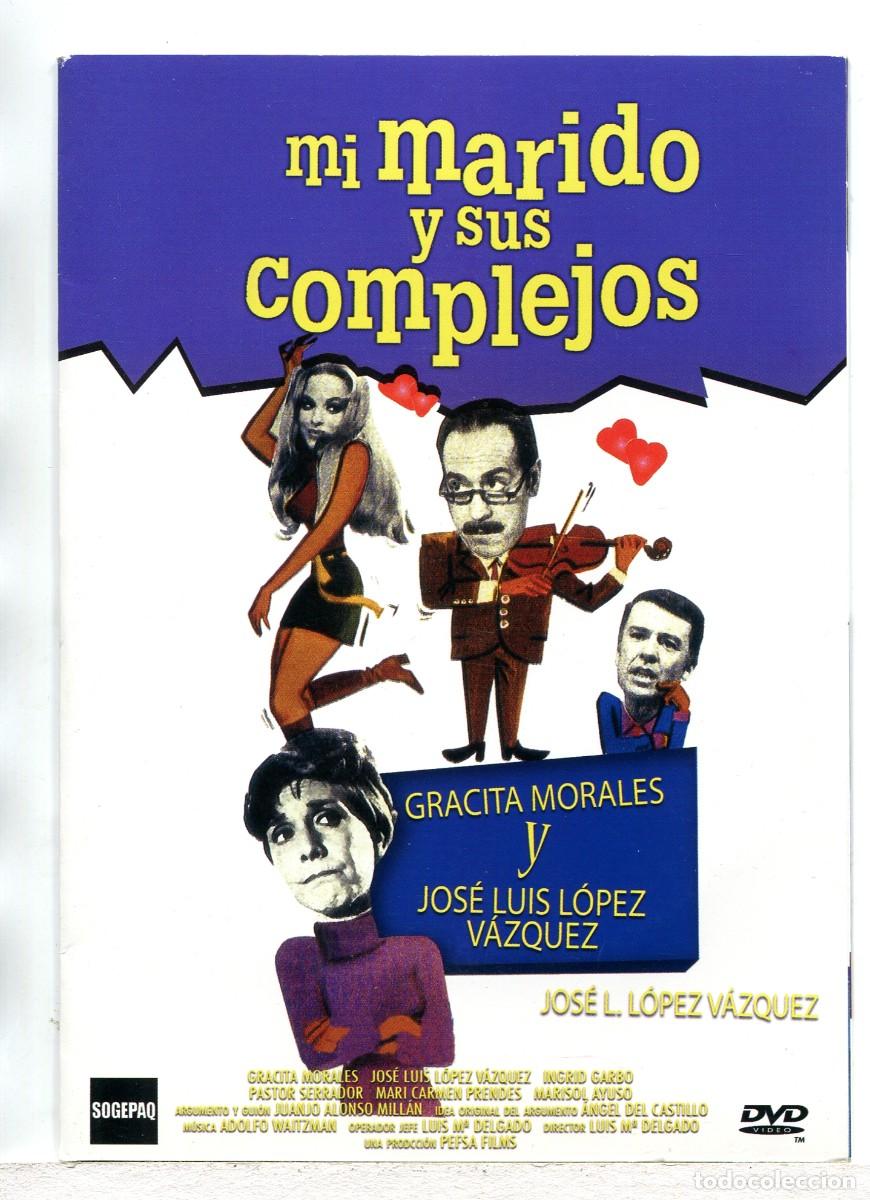 Cine: MI MARIDO Y SUS COMPLEJOS, con Jos&eacute; Juis L&oacute;pez V&aacute;zquez. DVD.