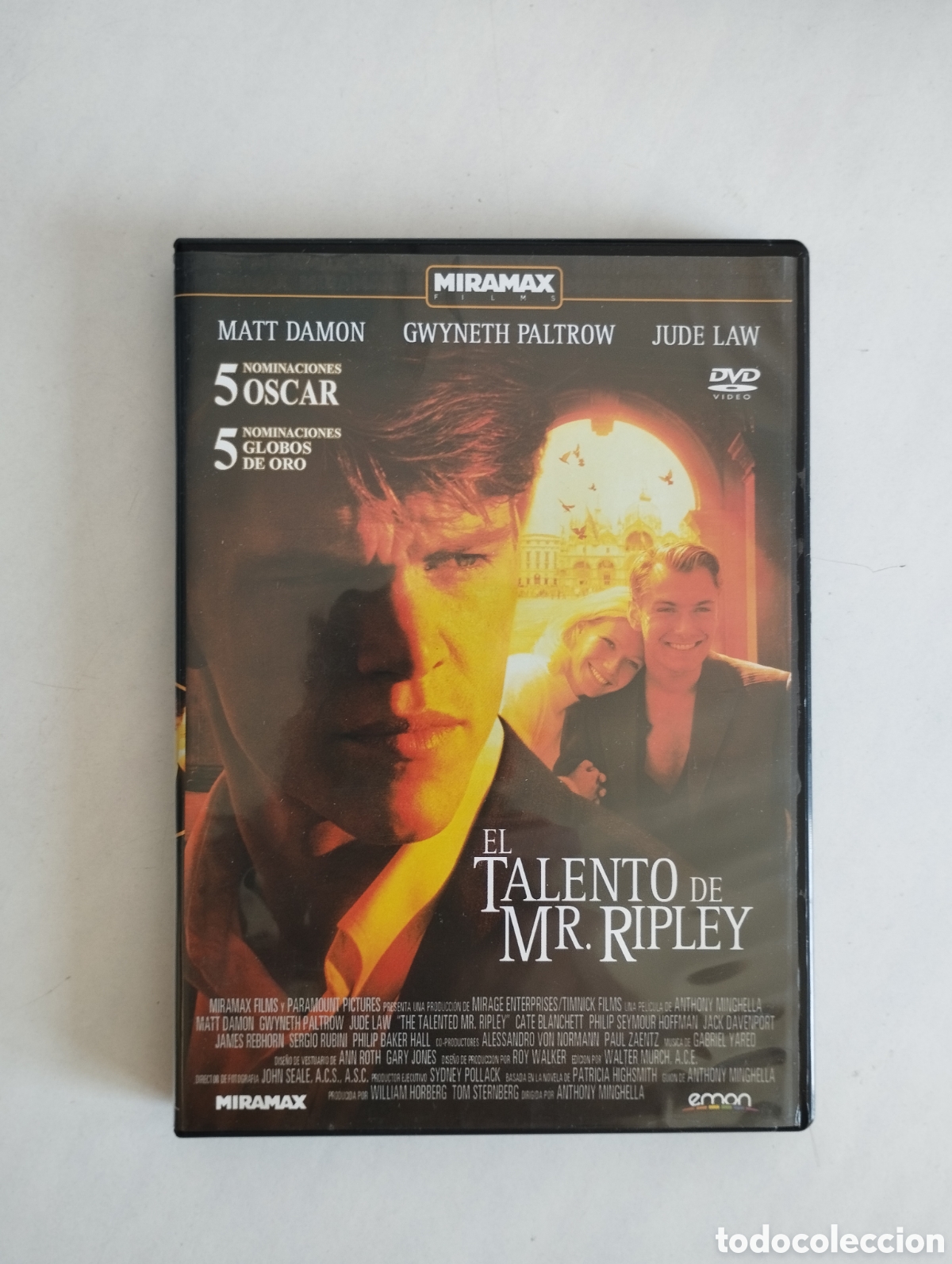 Cine: PELICULA DVD EL TALENTO DE MR. RIPLEY