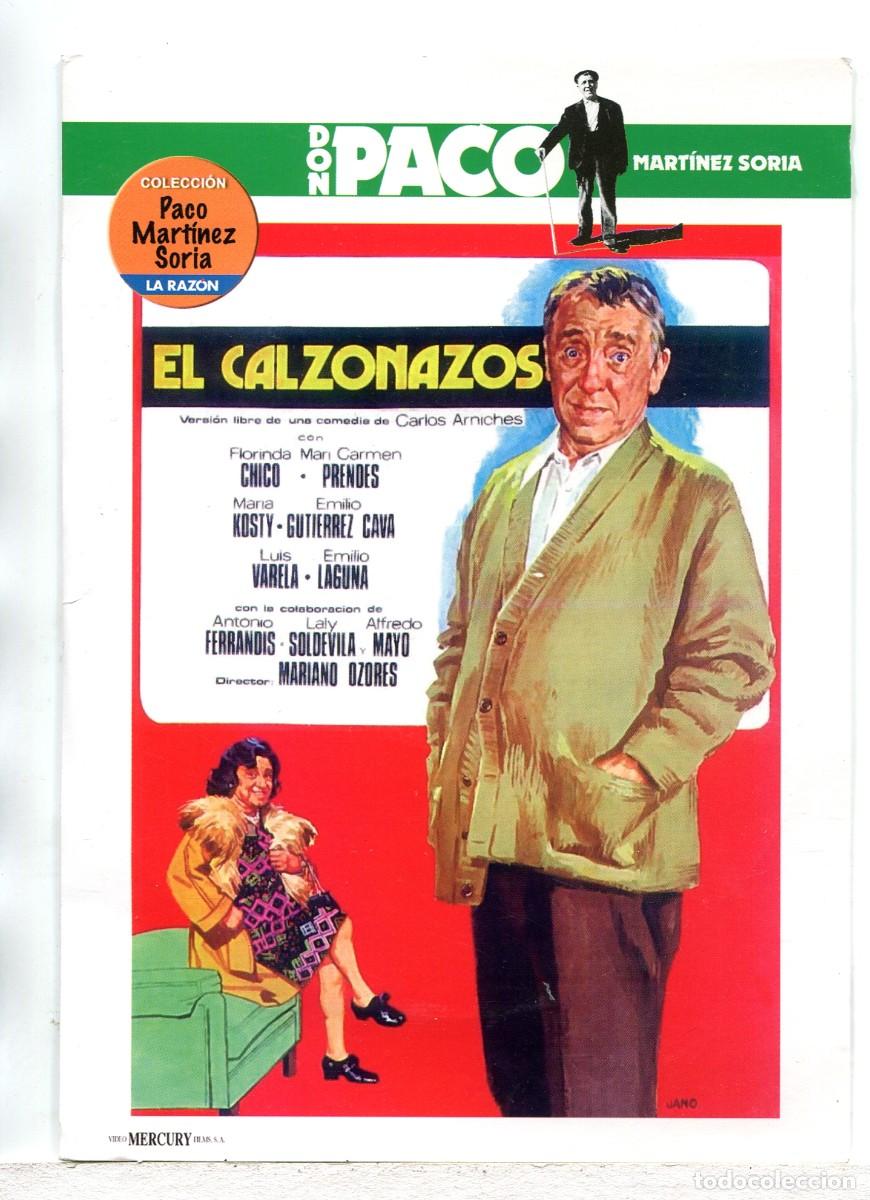 Cine: EL CALZONAZOS, con Paco Mart&iacute;nez Sonia. DVD.