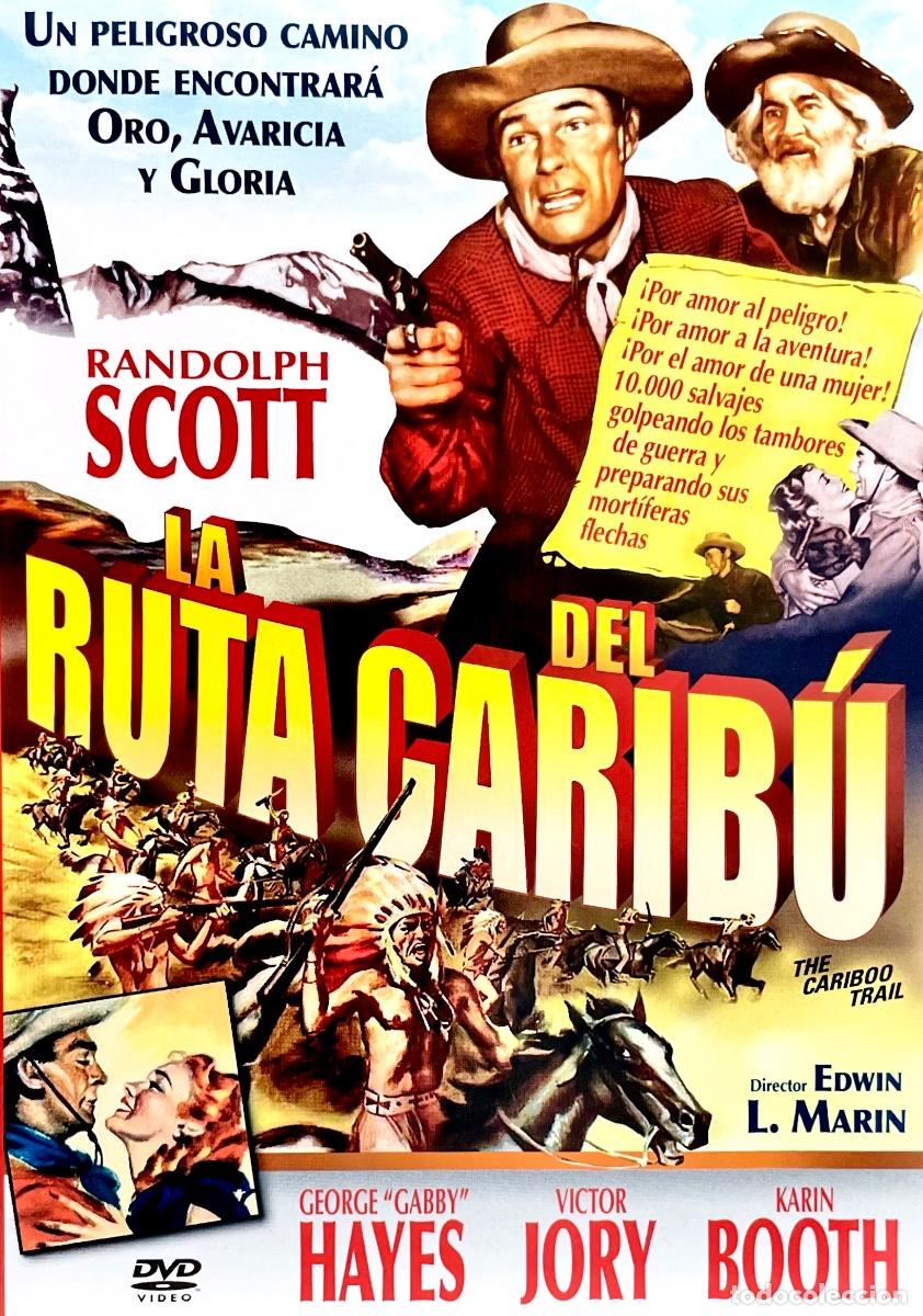Cine: LA RUTA DEL CARIB&Uacute;. Randolph Scott. George &rdquo;Gabby&rdquo; Hayes. V&iacute;ctor Jory. Edwin L. Marin. CASI NUEVO.