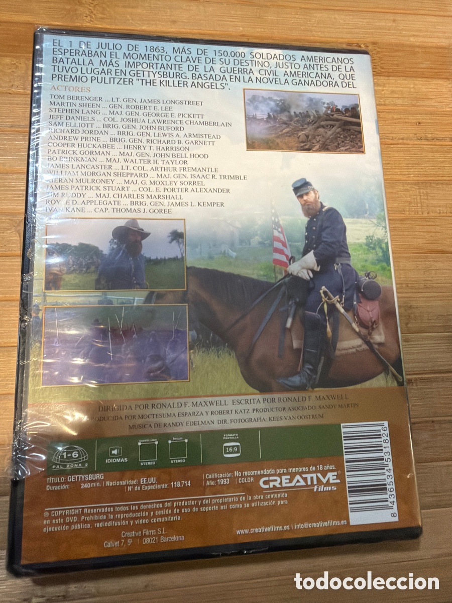 Cine: Gettysburg DVD - Precintado - - Foto 2