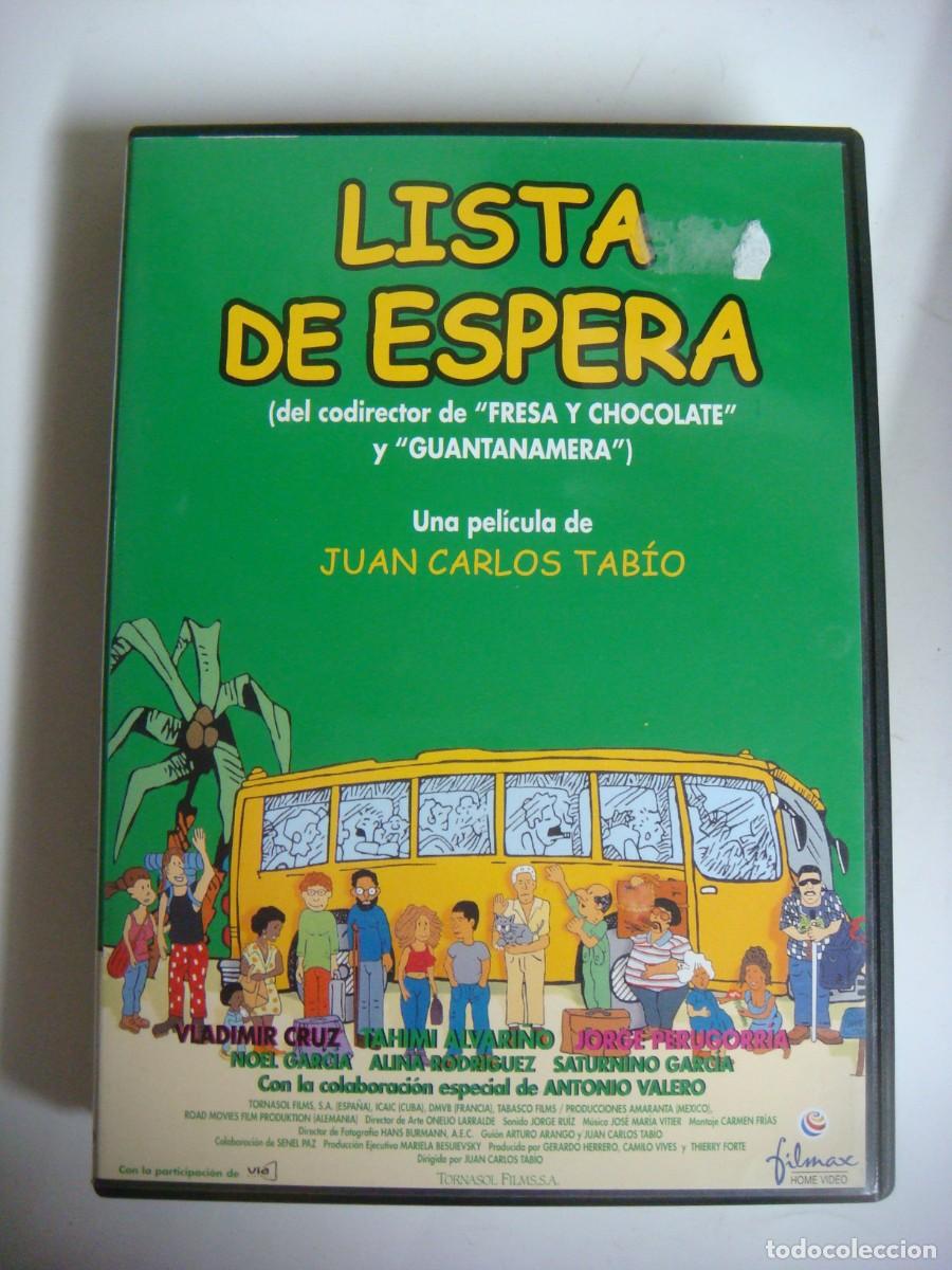 Cine: D.V.D. DE LISTA DE ESPERA DE JUAN CARLOS TABIO-(G)-CAJ-N&ordm;-11