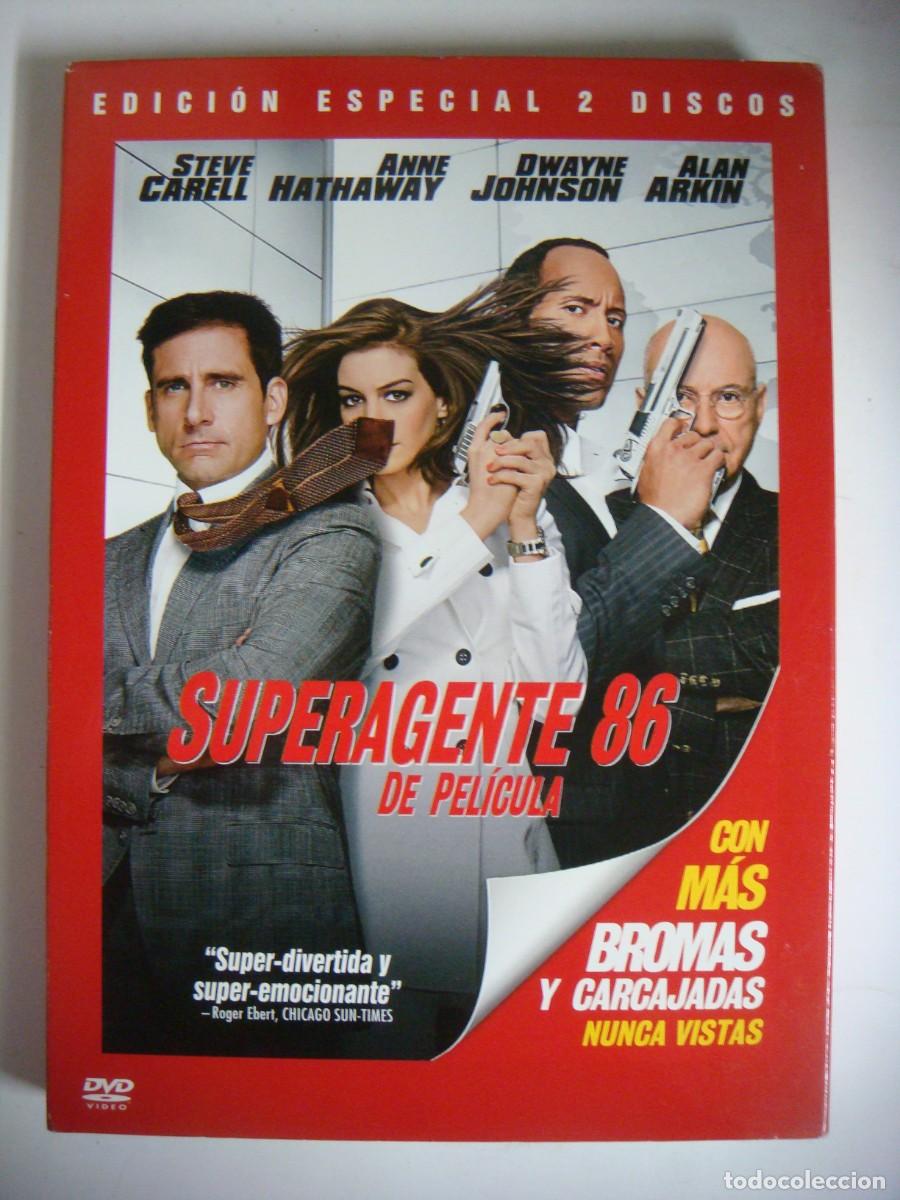 Cine: D.V.D. DE SUPERRAGENTE 86 DE PELICULA CON STEVE CARELL 2 DISCOS-(G)-CAJ-N&ordm;-11