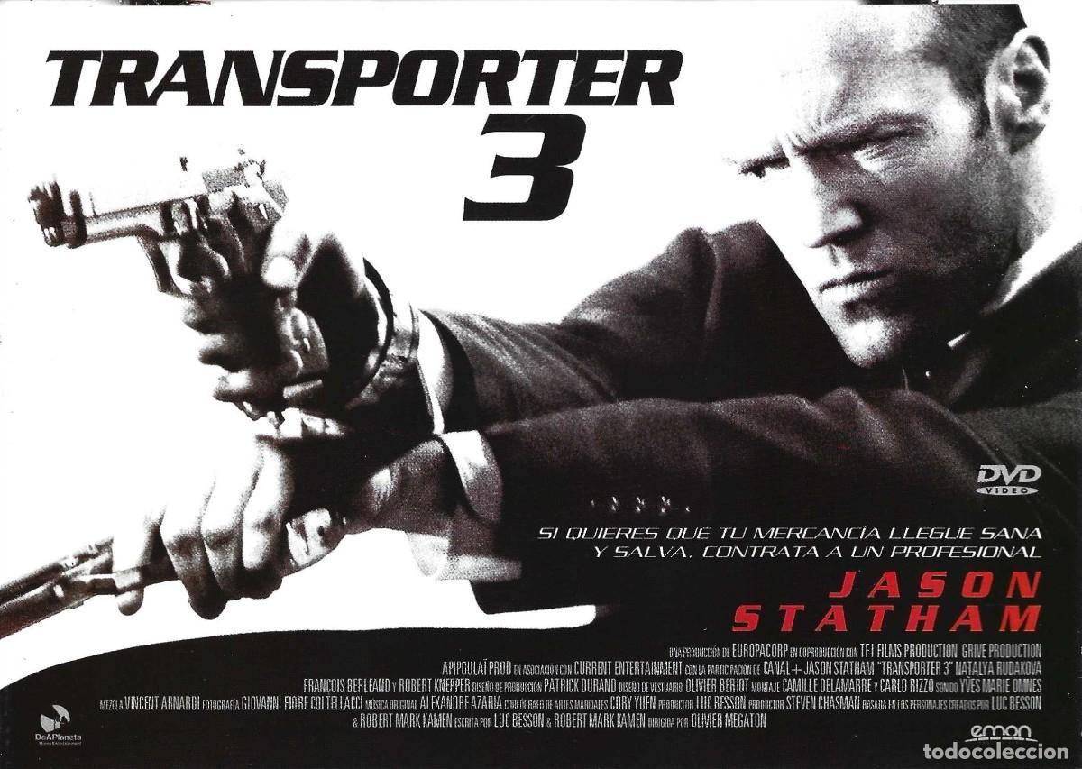 Cine: TRANSPORTER 3 JASON STATHAM ( EDICI&Oacute;N HORIZONTAL)